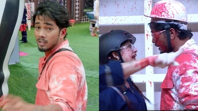 ScoutOP and Arishfa Khan get into an ugly fight in Bigg Boss 20. ScoutOP and Arishfa Khan get into an ugly fight in Bigg Boss 20.