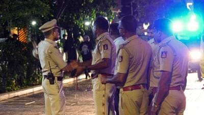 Senior officers deployed heavy security forces to bring the situation under control. (PTI) Senior officers deployed heavy security forces to bring the situation under control. (PTI)