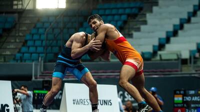 Sujeet Kalkal will lead India’s medal hopes in men’s wrestling at the Asian Games. (WFI) Sujeet Kalkal will lead India’s medal hopes in men’s wrestling at the Asian Games. (WFI)