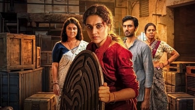 Taapsee Pannu celebrates Gandhari's success. Taapsee Pannu celebrates Gandhari's success.