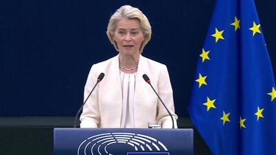 The European Commission’s SoTU speech is delivered during the first plenary session in September. (Screengrab X/ VonDerLeyen)