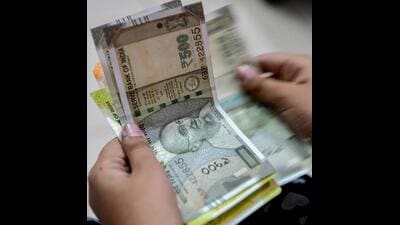 The per capita salary expenditure of Punjab was among the 18 major states at approximately  ₹11,000. (HT)