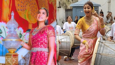 From Radhika Merchant to Shilpa Shetty: 5 Ganesh Chaturthi looks to recreate (Instagram) From Radhika Merchant to Shilpa Shetty: 5 Ganesh Chaturthi looks to recreate (Instagram)