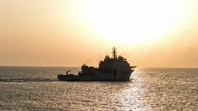 File image: A view of the a vessel ahead of its commissioning into the Indian Navy on Aug 31 (@indiannavy X) File image: A view of the a vessel ahead of its commissioning into the Indian Navy on Aug 31 (@indiannavy X)