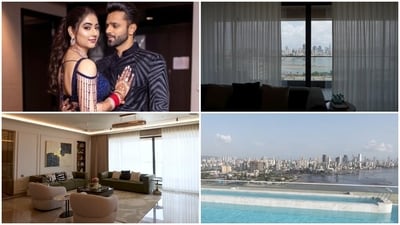 Rahul Vaidya and Disha Parmar's Mumbai home tour featured impressive interiors, nostalgic memories, and a rooftop tea session. 