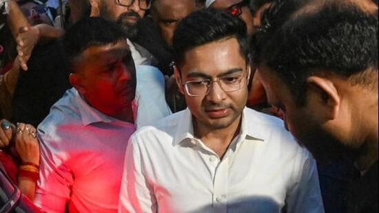 Earlier in August, a scuffle broke out between TMC leaders and workers and the police when a Kolkata Municipal Corporation team removed an allegedly unauthorised TMC billboard from the building where Banerjee’s office is located. (PTI)