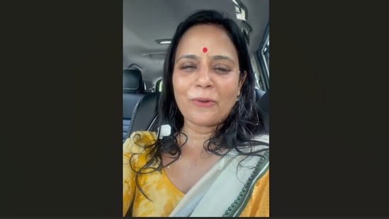Mahua Moitra claimed that BJP workers pelted eggs at her during visit to her constituency. (X/@MahuaMoitra)