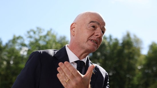 Gianni Infantino, the FIFA president.