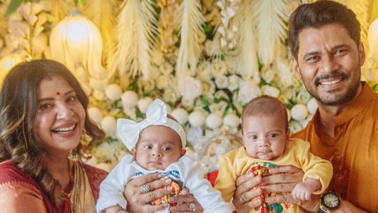Sambhavna Seth and Avinash Dwivedi reveal the name of their twins.