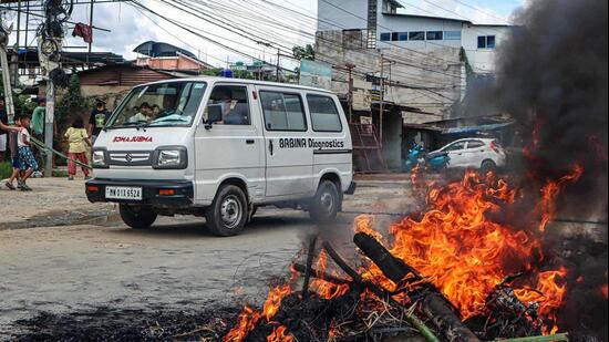 5 houses set ablaze as suspected Kuki militants attack Naga village in Manipur