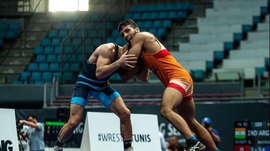 Sujeet Kalkal will lead India’s medal hopes in men’s wrestling at the Asian Games. (WFI)