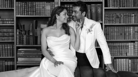 Jyotika and Suriya renewed their vows at a Scottish castle on their 20th wedding anniversary.