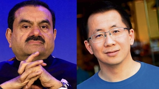 Gautam Adani is at number 20th in the top 20 richest persons list released by Bloomberg while Zhang Yiming is at number 18.