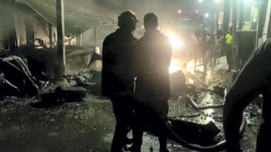 The October 23, 2022 vehicle-borne explosion outside the Arulmigu Kottai Sangameshwarar Thirukovil temple in Coimbatore killed only the suicide bomber. (PTI)