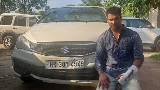 Police arrested Kalyan Bainsla(33) in road rage case at Golf Course Road, in Gurugram, India, on Tuesday, 15 September 2026.