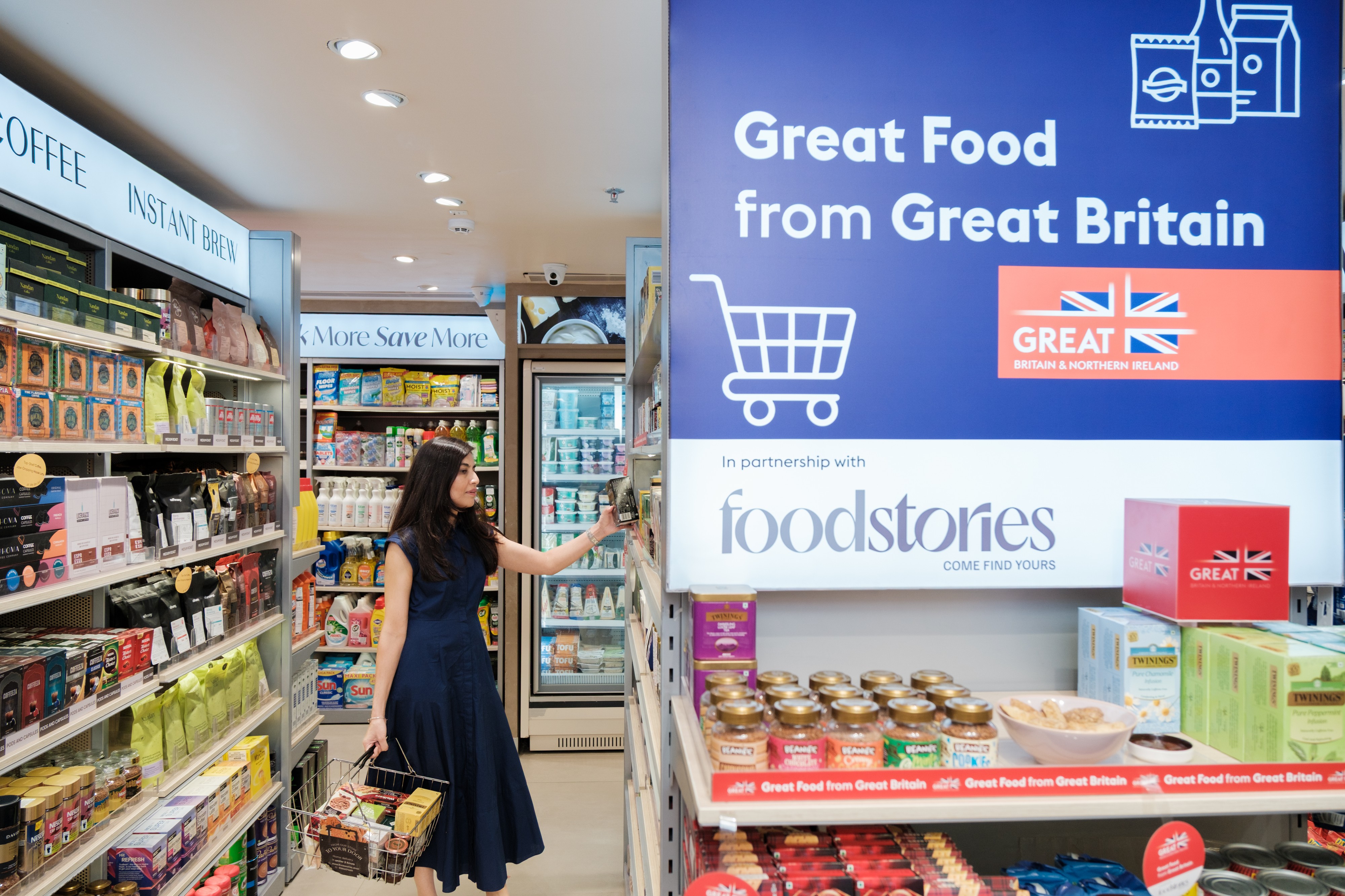 Jaya Choraria, Deputy Trade Commissioner, South Asia launching the Great Food From Great Britain Retail campaign at Foodstories, Delhi. Jaya Choraria, Deputy Trade Commissioner, South Asia launching the Great Food From Great Britain Retail campaign at Foodstories, Delhi.