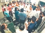 A dispute over the discharge of injured govindas and bill payment led to Shiv Sena functionaries, including Palghar district chief Kundan Sankhe and city chief Rahul Gharat, allegedly abusing and threatening staff at Relieef Hospital in Palghar on September 6.