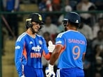 Abhishek Sharma, Sanju Samson smash 100 runs inside powerplay