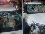 Bengaluru police rescued a 21-year-old woman allegedly abducted after a love marriage. Three men were arrested after the car hit over 20 vehicles.