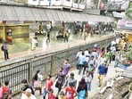 Chembur station has an emergency medical room, but is awaiting drug licences before it can become operational. (HT Photo)