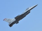 An F-16 fighter jet crashed in northern Michigan on Thursday.