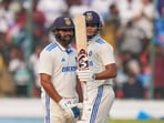 File image of Yashasvi Jaiswal with Rohit Sharma. (PTI) File image of Yashasvi Jaiswal with Rohit Sharma. (PTI)