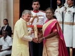 Legendary actor Anant Nag, known for his impressive work in Hindi and Kannada cinema, will be honoured with the Dadasaheb Phalke Award for 2024. (PTI Photo/Arun Sharma)(PTI09_16_2026_000203B)