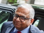 Tata Sons Chairman, N. Chandrasekaran arrives at the Tata Group Headquarters, a day after he announced his resignation, in Mumbai, India, August 13, 2026. 