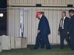 President Donald Trump departs from Marine One on the Ellipse, Wednesday, Sept. 16, 2026, near the White House in Washington. (AP Photo/Allison Robbert)
