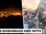 After downing jet, Houthis embarrass MBS with 'burning' proof of F-15 wreckage