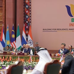 Indian Prime Minister Narendra Modi during the BRICS Summit 2026, in New Delhi, India, 