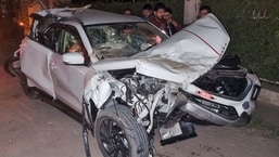 11-vehicle pile-up on Gurugram-Faridabad road results in 4 km jam 11-vehicle pile-up on Gurugram-Faridabad road results in 4 km jam