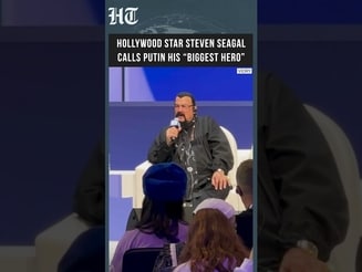Hollywood Star Steven Seagal Hails Putin as His “Biggest Hero” At Russia Youth Festival