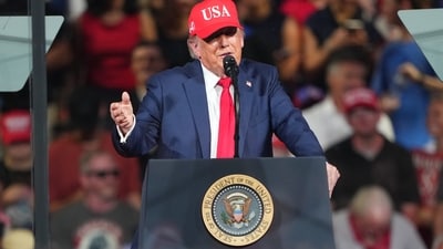 US President Donald Trump (in picture) is likely to hold a meeting with the Gulf leaders during the UN General Assembly in New York next Tuesday. (AP) US President Donald Trump (in picture) is likely to hold a meeting with the Gulf leaders during the UN General Assembly in New York next Tuesday. (AP)
