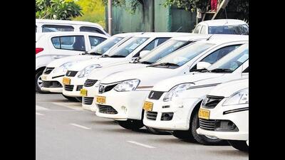 According to a rough estimate, Chandigarh has nearly 1 lakh daily cab users who use ride-hailing services to get to work, college, airport, railway station and other regular travel. (HT File)