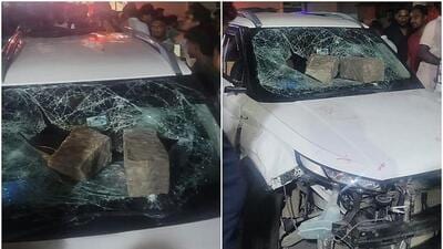 Bengaluru police rescued a 21-year-old woman allegedly abducted after a love marriage. Three men were arrested after the car hit over 20 vehicles. Bengaluru police rescued a 21-year-old woman allegedly abducted after a love marriage. Three men were arrested after the car hit over 20 vehicles.