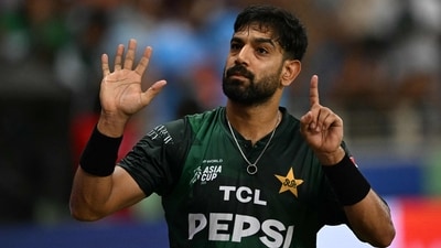 Haris Rauf was not thinking during the Asia Cup last year. (AFP) Haris Rauf was not thinking during the Asia Cup last year. (AFP)