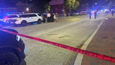 Baltimore Police Department confirmed that multiple people had been shot in the 1400 block of East Fayette Street. (X/@BaltimorePolice) Baltimore Police Department confirmed that multiple people had been shot in the 1400 block of East Fayette Street. (X/@BaltimorePolice)
