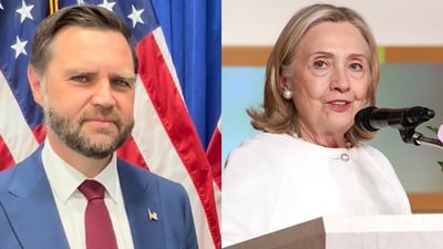 A new report says JD Vance advised Hillary Clinton’s 2016 campaign against Trump, while his spokesperson strongly disputes that account. (JD Vance/Instagram, Hillary Clinton/Instagram) A new report says JD Vance advised Hillary Clinton’s 2016 campaign against Trump, while his spokesperson strongly disputes that account. (JD Vance/Instagram, Hillary Clinton/Instagram)