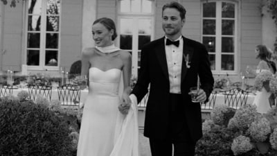 Cameron Fuller and Phoebe Dynevor married on September 5. in France. (Instagram) Cameron Fuller and Phoebe Dynevor married on September 5. in France. (Instagram)