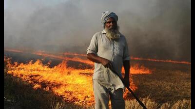 Punjab has drawn up a comprehensive five-year long-term plan to achieve ‘zero’ stubble burning by 2030, with the state government submitting the roadmap to the Commission for Air Quality Management (CAQM) and proposing measures ranging from crop diversification and next-generation crop residue management machinery to biomass industrial parks and permanent stubble storage depots across the state. Punjab has drawn up a comprehensive five-year long-term plan to achieve ‘zero’ stubble burning by 2030, with the state government submitting the roadmap to the Commission for Air Quality Management (CAQM) and proposing measures ranging from crop diversification and next-generation crop residue management machinery to biomass industrial parks and permanent stubble storage depots across the state.