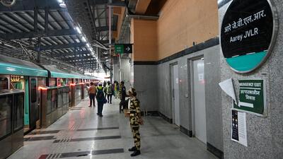 The Aqua line runs between Cuffe Parade and Aarey-JVLR (Hindustan Times) The Aqua line runs between Cuffe Parade and Aarey-JVLR (Hindustan Times)
