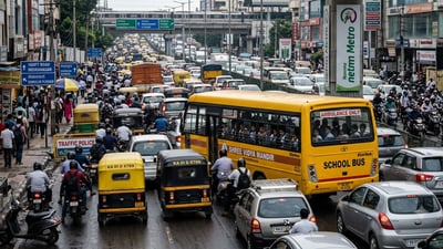 Bengaluru parent raises concerns over Varthur roads. (Representational image generated using AI) Bengaluru parent raises concerns over Varthur roads. (Representational image generated using AI)