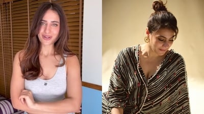 Kusha Kapila in her brand's newest bamboo clothing collection; Kajol in a printed bamboo wrap dress from Nupur Kanoi’s Maya Kusha Kapila in her brand's newest bamboo clothing collection; Kajol in a printed bamboo wrap dress from Nupur Kanoi’s Maya