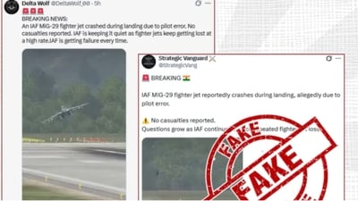 It also shared a link to the original video from the game. (Screengrab/X/@PIBFactCheck)