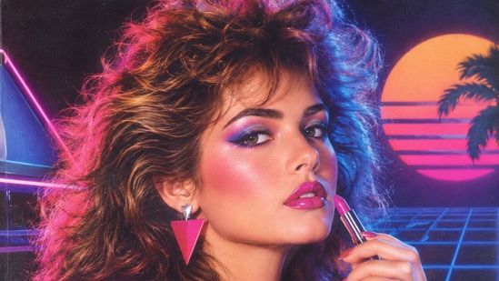 Viral AI 80s beauty trend