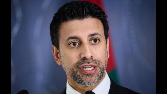 Canada's trade minister Maninder Sidhu will visit India “to strengthen trade and investment relationship with one of the world’s fastest-growing economies”. (AP)