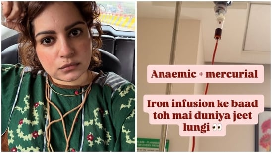 Mallika Dua criticises 'vegetarian hospitals', arguing they neglect patient nutritional needs. (Instagram/ Mallika Dua)