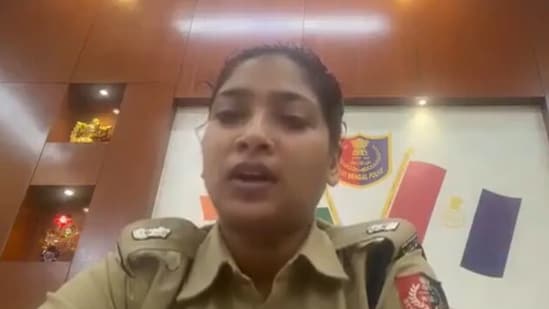Bushara Bano is a 2021-batch IPS officer (X/Grab from video by @HinduLegalFund ·)