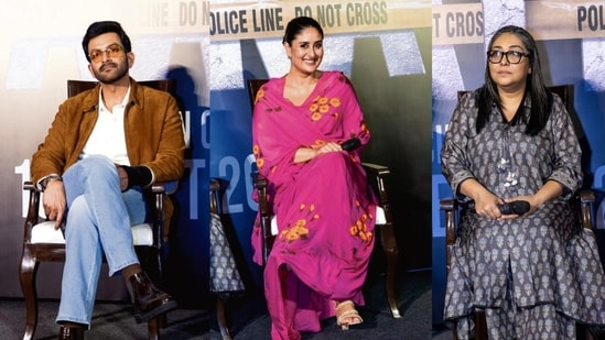 Kareena Kapoor Khan, Prithviraj and Meghna on crime, punishment and their film Daayra. (Photos: HTBS/ Raajessh Kashyap)